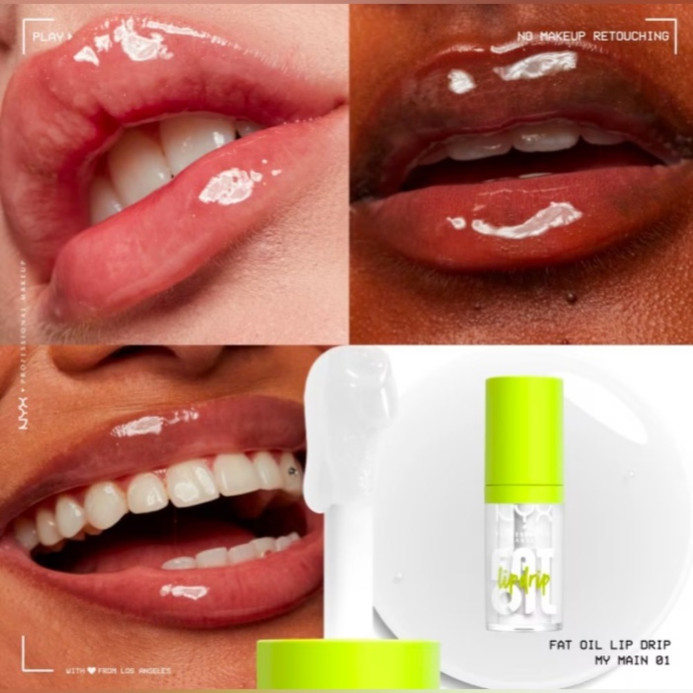 NYX - Fat Oil Lip Drip Vegan Lip Oil | ‘My Main’ - New | #1 Selling Lip Oil! - Picture 4 of 10
